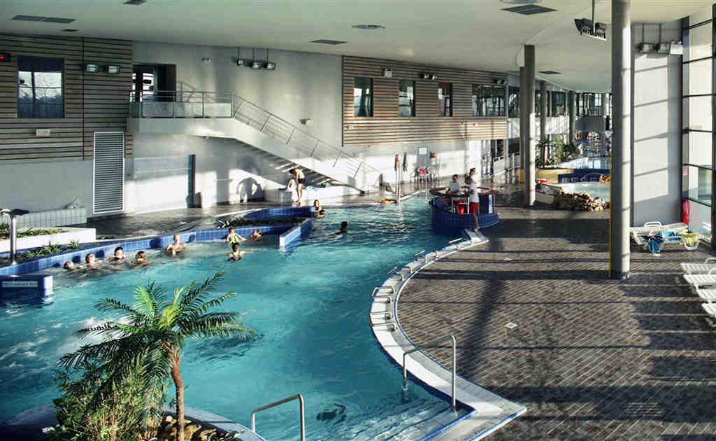 piscine, du, lac, tours